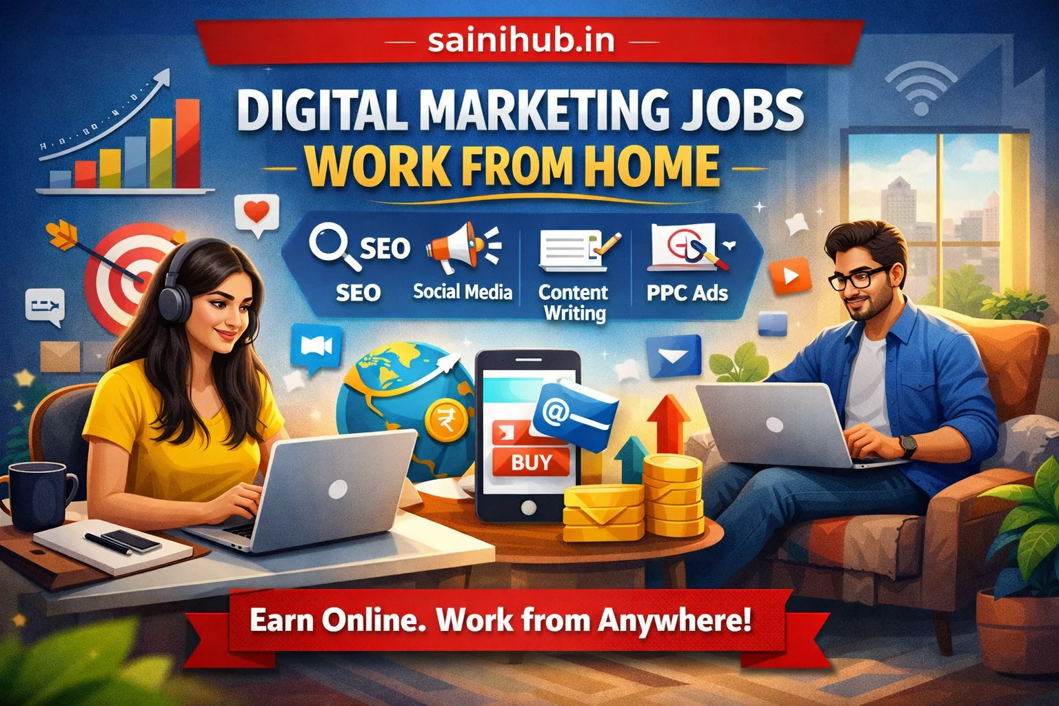 Digital Marketing jobs work from home