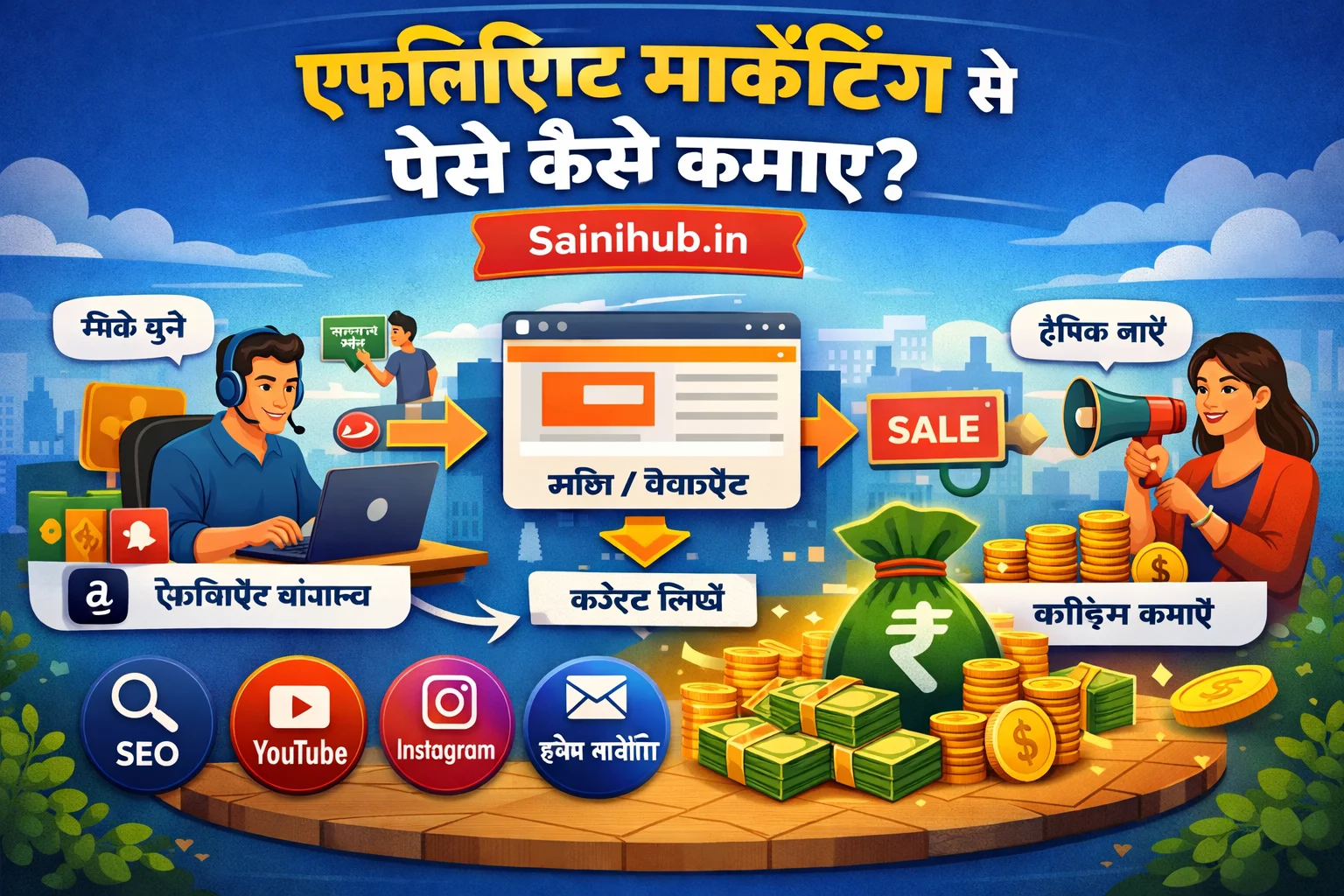 एफिलिएट मार्केटिंग से पैसे कैसे कमाए