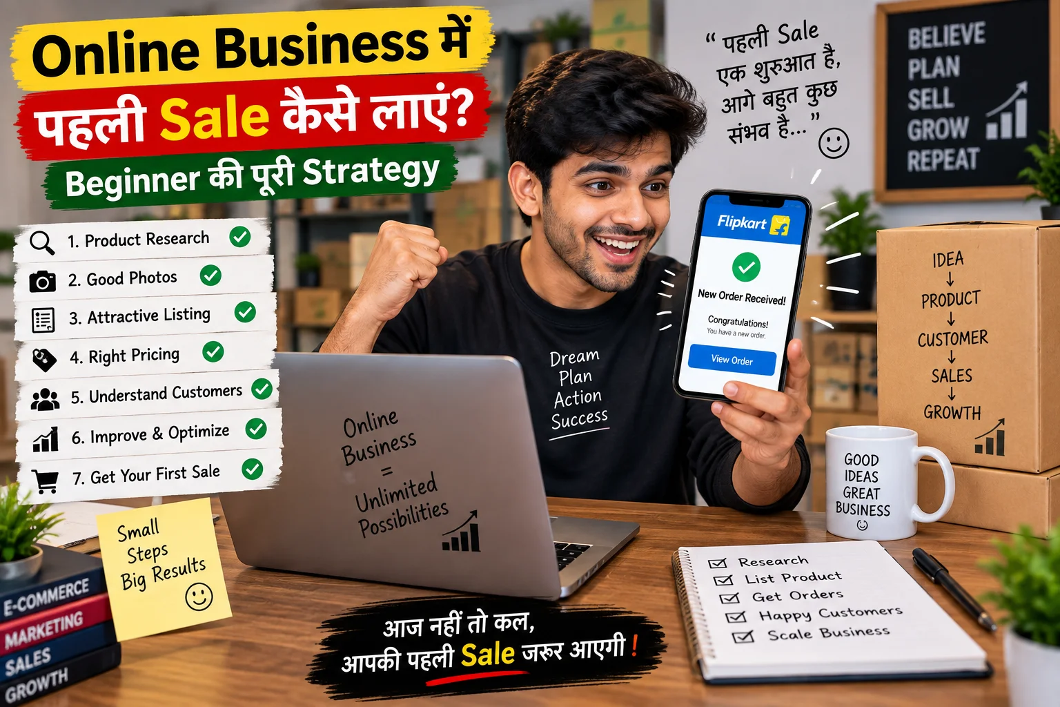 Online Business में पहली Sale कैसे लाएं?